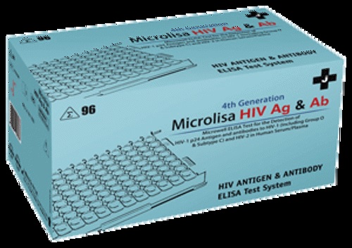 4TH GENERATION MICROLISA HIV Ag & Ab 96 test pack