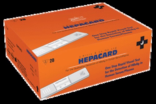 HEPACARD 50TEST PACK