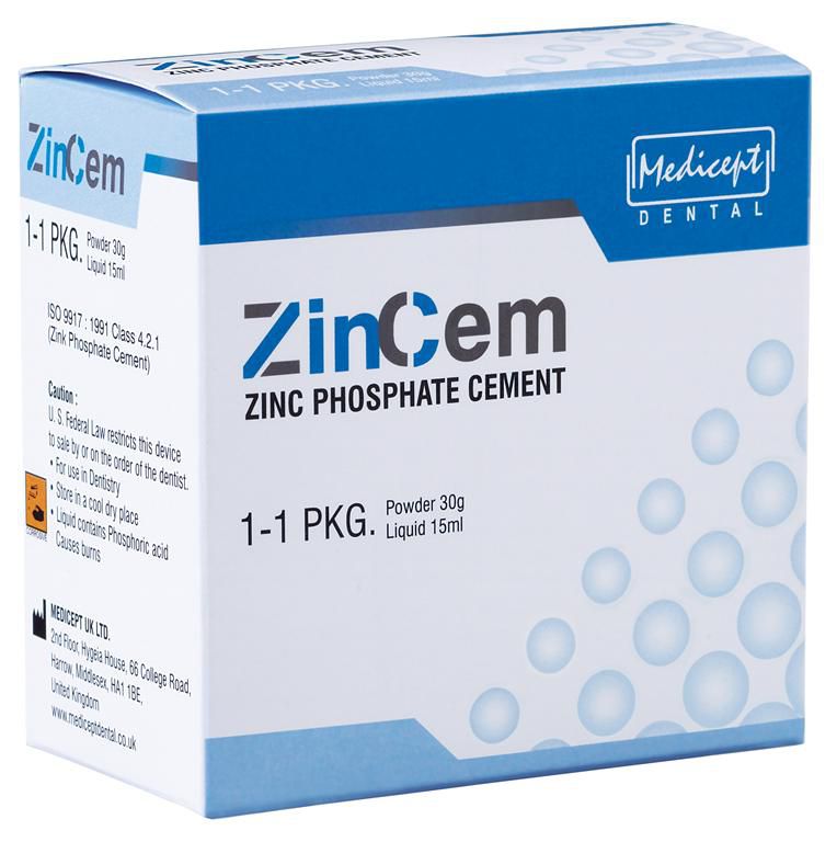 MEDICEPT ZINCEM ZINC PHOSPHATE CEMENT