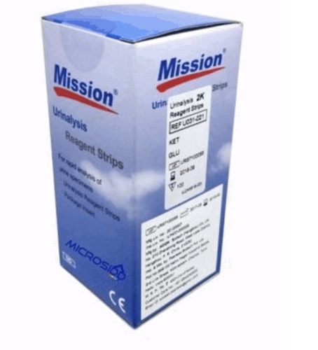 Mission Urine ketone Strips 2gk