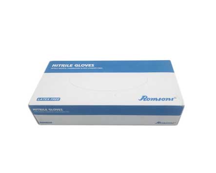 Romsons Nitri Pro Nitrile Gloves-Non Sterile Powder Free