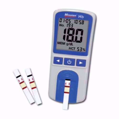 Mission Hemoglobin Monitor with 10 strips free