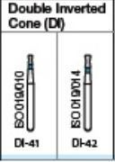 ORO FG DIAMOND BURS DOUBLE INVERTED CONE (DI) SERIES