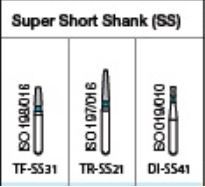 ORO FG SUPER SHORT SHANK DIAMOND BURS